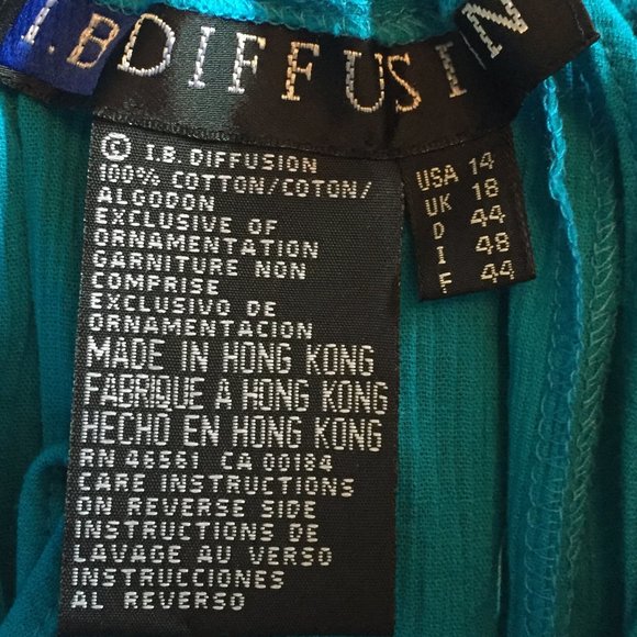 90's Embroidered Crepe High Rise Mom Shorts /Sz.14 - Picture 5 of 6